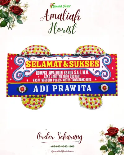Karangan Bunga Ucapan Selamat di Dlingo